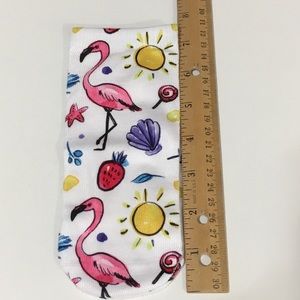 Flamingo Cartoon Print Socks (1 Pair)
